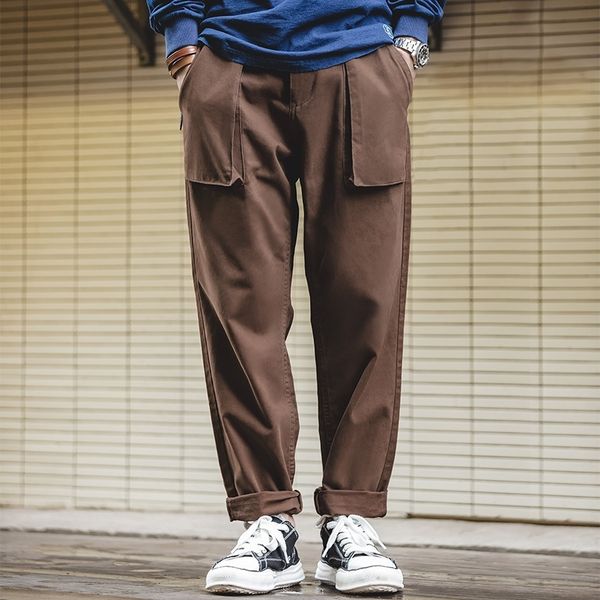 ya9s2 madden tooling multi-pocket casual straight summer thin ameikaka men's loose fashion casual pants pants otiew, Blue